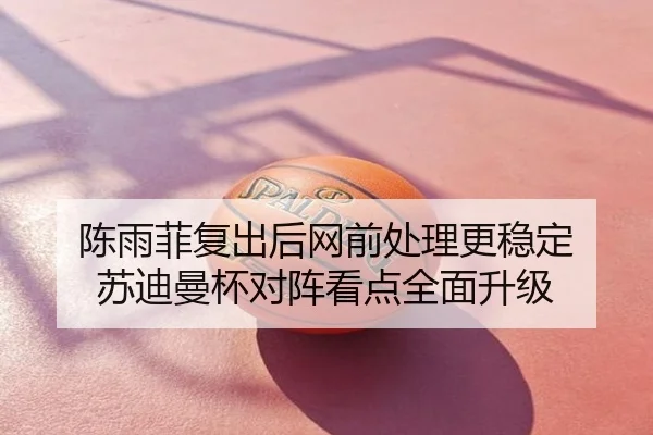 陈雨菲复出后网前处理更稳定 苏迪曼杯对阵看点全面升级